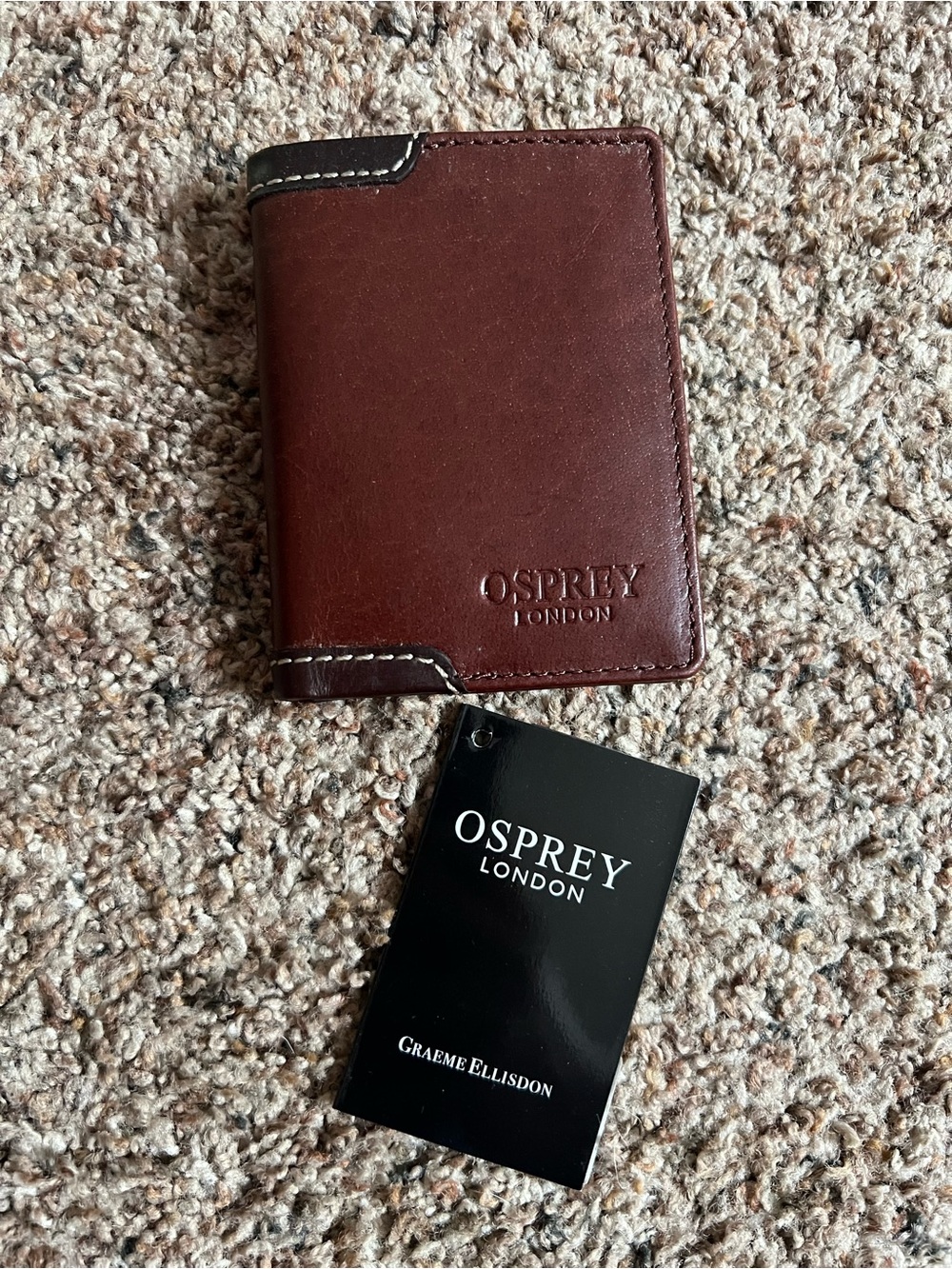 Men’s Osprey Leather Wallet NWT